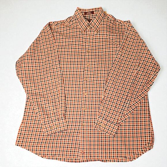 Nordstrom Men’s XLL Blue & Red Plaid Button-Up Shirt Long Sleeve - Picture 2 of 10